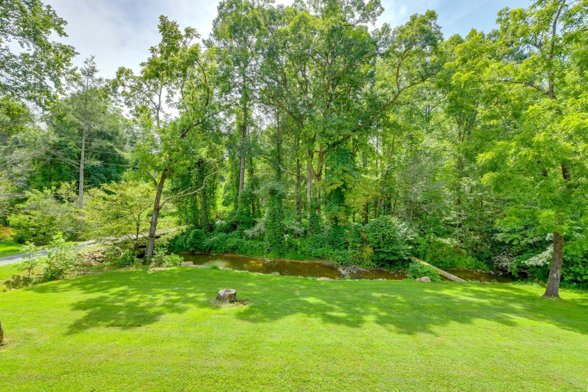 Stunning Creekside Cosby Cabin With Deck And Fire Pit! Villa Exterior photo