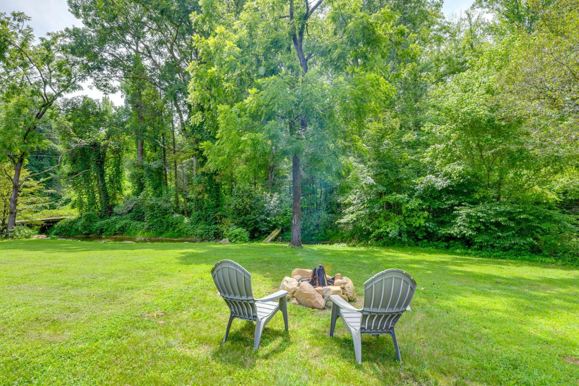 Stunning Creekside Cosby Cabin With Deck And Fire Pit! Villa Exterior photo