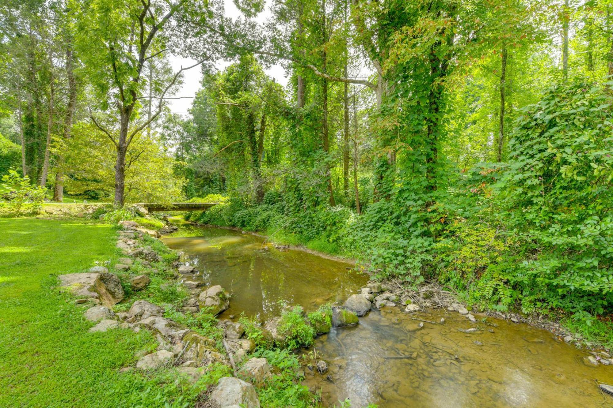 Stunning Creekside Cosby Cabin With Deck And Fire Pit! Villa Exterior photo